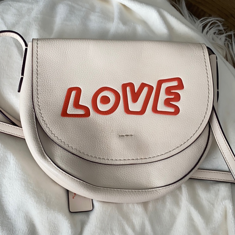 Coach X Keith Haring EUC Love crossbody purse